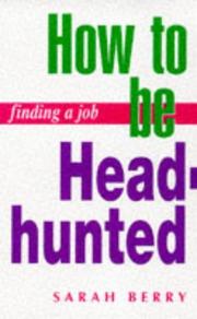 Cover of: Finding a Job by Sarah Berry