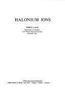 Cover of: Halonium ions