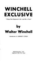 Cover of: Winchell exclusive: "things that happened to me--and me to them