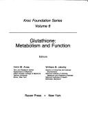 Cover of: Glutathione, metabolism and function