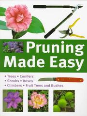 Cover of: Pruning made easy by M. Lombardi