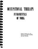 Cover of: Occupational therapy | Edwinna M. Marshall