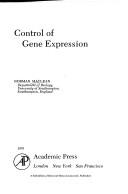 Cover of: Control of gene expression