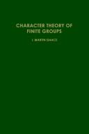 Cover of: Character theory of finite groups