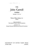 The John Carroll papers by John Carroll