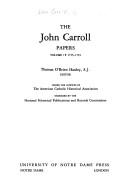 Cover of: The John Carroll papers by John Carroll