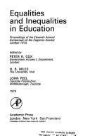 Cover of: Equalities and inequalities in education | Eugenics Society (London, England)
