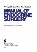 Cover of: Manual of endocrine surgery