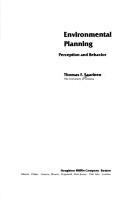 Environmental planning by Thomas F. Saarinen