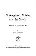 Cover of: Nottingham, nobles, and the North by David H. Hosford