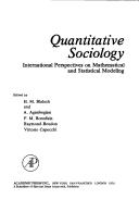 Cover of: Quantitative sociology by edited by H. M. Blalock ... [et al.].