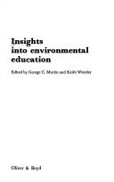 Cover of: Insights into environmental education