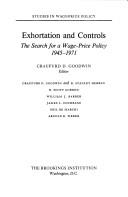 Exhortation and controls by Craufurd D. W. Goodwin