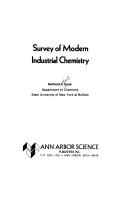 Cover of: Survey of modern industrial chemistry