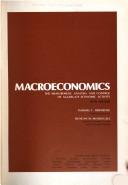 Cover of: Macroeconomics by Thomas Frederick Dernburg