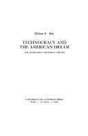 Cover of Technocracy and the American dream