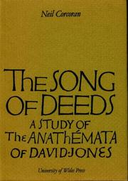 Cover of: The song of deeds by Neil Corcoran