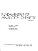 Cover of: Fundamentals of analytical chemistry by Douglas Arvid Skoog