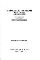 Cover of: Hydraulic systems analysis by John Stringer