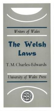 The Welsh laws by T. M. Charles-Edwards