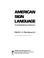 Cover of: American sign language concise dictionary