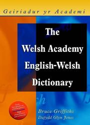 Cover of: The Welsh Academy English-Welsh Dictionary