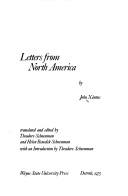 Cover of: Letters from North America