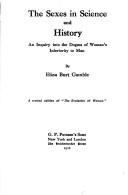 Cover of: The sexes in science and history by Eliza Burt Gamble