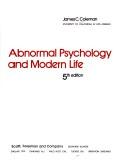 Cover of: Abnormal psychology and modern life