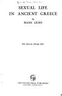 Sittengeschichte Griechenlands by Hans Licht, Brandt P. Preud