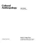 Cover of: Cultural anthropology