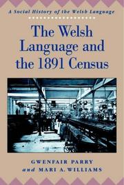 Cover of: The Welsh language and the 1891 census