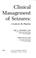 Cover of: Clinical management of seizures