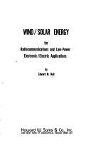 Cover of: Wind/solar energy | Edward M. Noll