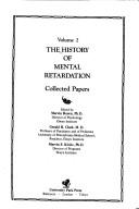 Cover of: The History of mental retardation: collected papers