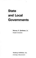Cover of: State and local governments by Murray Salisbury Stedman