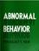 Cover of: Abnormal behavior