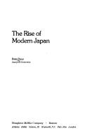 Cover of: The rise of modern Japan