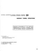 Cover of: Highway tunnel operations. | National Research Council (U.S.) Transportation Research Board