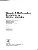 Cover of: Genetic & malformation syndromes in clinical medicine