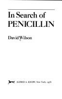 Cover of: In search of penicillin by Wilson, David