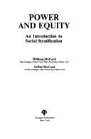 Cover of: Power and equity: an introduction to social stratification