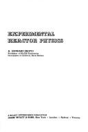 Experimental reactor physics by A. Edward Profio