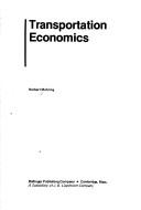 Cover of: Transportation economics