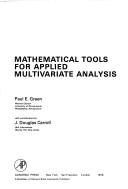 Cover of: Mathematical tools for applied multivariate analysis