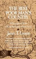 Cover of: The best poor man's country by James T. Lemon