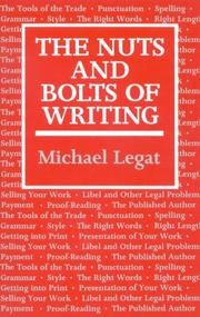 Cover of: Nuts and Bolts of Writing