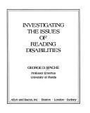 Cover of: Investigating the issues of reading disabilities