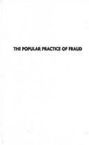 Cover of: The popular practice of fraud