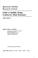 Cover of: Guide to stability design criteria for metal structures